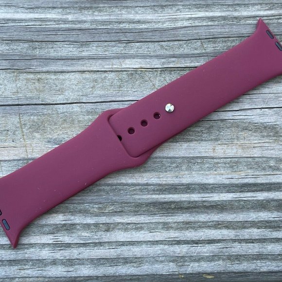 iWatch Replacement Strap Band Purple Rubber Silicon Sport Band Unbranded Size 44 - Picture 7 of 8